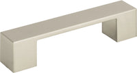 Wide Square Pull 3 3/4'' cc Brushed Nickel A918-BN