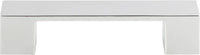Wide Square Pull 3 3/4'' cc Polished Chrome A918-CH