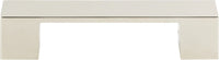 Wide Square Pull 3 3/4'' cc Polished Nickel A918-PN