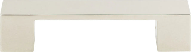 Wide Square Pull 3 3/4'' cc Polished Nickel A918-PN