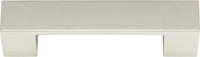 Wide Square Pull 3 3/4'' cc Polished Nickel A918-PN
