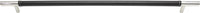 Zanzibar Black Appliance Pull 17'' cc Leather Polished Chrome AP05-BL-CH