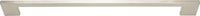 Thin Square Appliance Pull 18'' cc Brushed Nickel AP12-BN