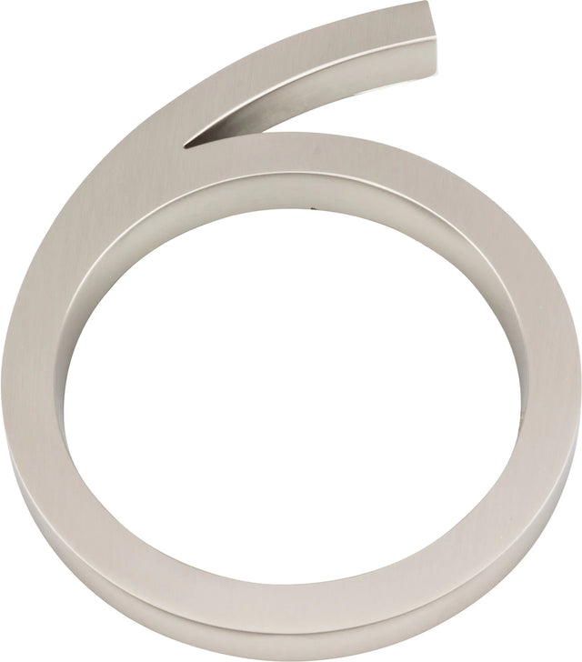 Modern Avalon #6 6'' Brushed Nickel AVN6-L-BRN
