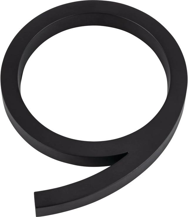 Modern Avalon #9 6'' Matte Black AVN9-L-BL