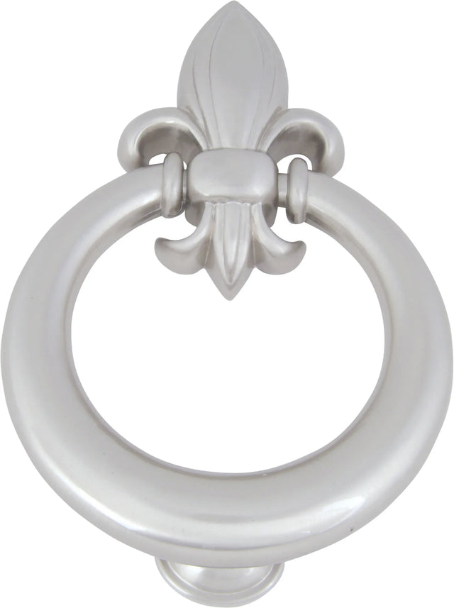 Limited Editions Fleur de lys Door Knocker Brushed Nickel DK636-BRN