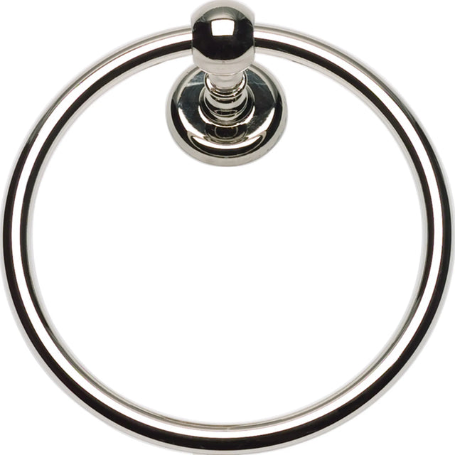 Emma Bath Towel Ring Polished Nickel EMMTR-PN