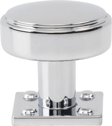 Benning Knob With Backplate 1 1/4'' Polished Chrome A540-CH