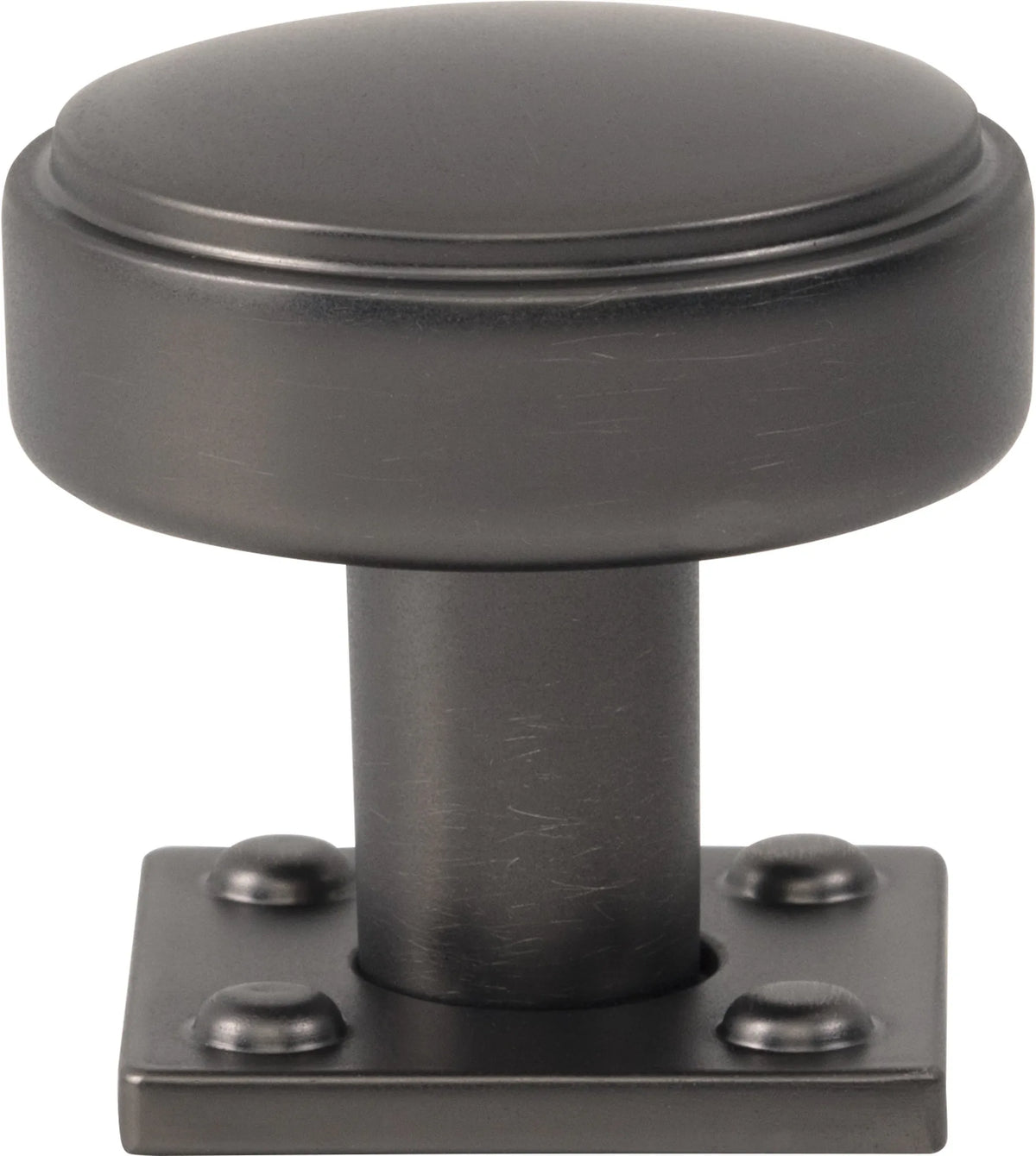 Benning Knob With Backplate 1 1/4'' Slate A540-SL