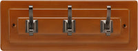 Catania Collection Hook Rail 12'' Long Maple Stained with Refined Bronze Finish C25011-MSRB