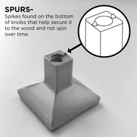 Skylight Collection T-Knob 1-5/8'' x 3/8'' Polished Nickel Finish HH079668-14