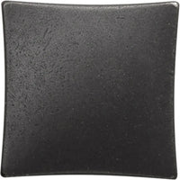 Twist Collection Knob 1-1/4'' Square Black Iron Finish H076014-BI