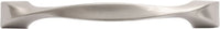 Twist Collection Pull 3-3/4'' cc Satin Nickel Finish H076016-SN