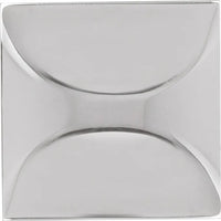 Crest Collection Knob 1-1/4'' Square Chrome Finish H076127-CH