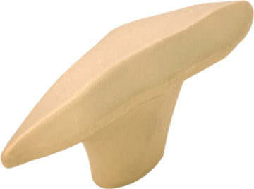 Willow Collection Knob 2-1/8'' X 5/8'' Flat Ultra Brass Finish H076653-FUB