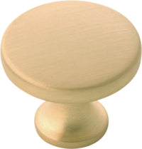Forge Collection Knob 1-3/8'' Diameter Brushed Golden Brass Finish H076698-BGB