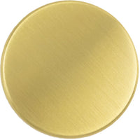 Forge Collection Knob 1-3/8'' Diameter Brushed Golden Brass Finish H076698-BGB