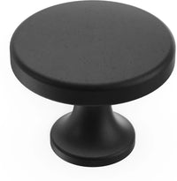 Forge Collection Knob 1-3/8'' Diameter Black Iron Finish H076698-BI