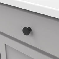 Forge Collection Knob 1-3/8'' Diameter Black Iron Finish H076698-BI