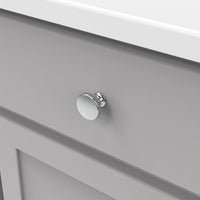 Forge Collection Knob 1-3/8'' Diameter Chrome Finish H076698-CH