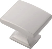 Forge Collection Knob 1-7/16'' X 1-1/4'' Satin Nickel Finish H076699-SN
