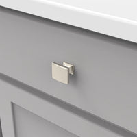 Forge Collection Knob 1-7/16'' X 1-1/4'' Satin Nickel Finish H076699-SN