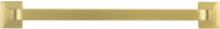 Forge Collection Pull 7-9/16'' cc Brushed Golden Brass Finish H076704-BGB