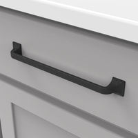 Forge Collection Pull 8-13/16'' cc Black Iron Finish H076705-BI