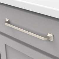 Forge Collection Pull 8-13/16'' cc Satin Nickel Finish H076705-SN