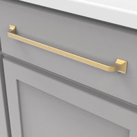 Forge Collection Pull 12'' cc Brushed Golden Brass Finish H076706-BGB