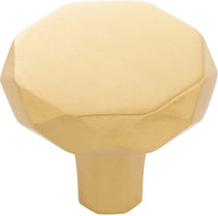 Karat Collection Knob 1-1/4'' Diameter Brushed Golden Brass Finish H077839BGB