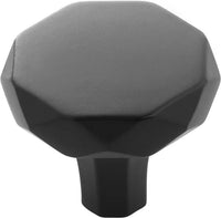 Karat Collection Knob 1-1/4'' Diameter Matte Black Finish H077839MB