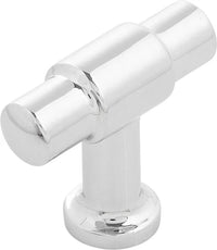 Piper Collection T-Knob 1-5/8'' X 5/8'' Chrome Finish H077850CH