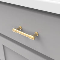 Piper Collection Pull 3'' cc Brushed Golden Brass Finish H077851BGB