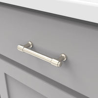 Piper Collection Pull 3-3/4'' cc Satin Nickel Finish H077852SN