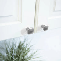 Veranda Collection Knob 1-1/8'' Square Satin Nickel Finish H077861SN