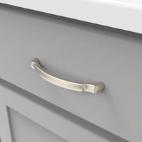 Veranda Collection Pull 5-1/16'' cc Satin Nickel Finish H077864SN