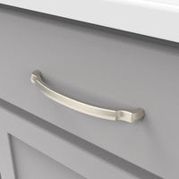 Veranda Collection Pull 6-5/16'' cc Satin Nickel Finish H077865SN