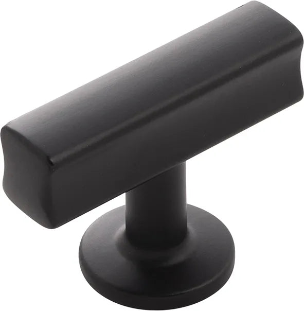 Woodward Collection T-Knob 1-15/16'' X 15/16'' Matte Black Finish H077878MB