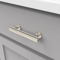 Woodward Collection Pull 3-3/4'' cc Satin Nickel Finish H077881SN