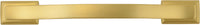 Dover Collection Pull 5-1/16'' cc Brushed Golden Brass Finish H078772BGB