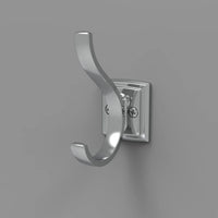 Dover Collection Hook 3/4'' cc Satin Nickel Finish H078774SN
