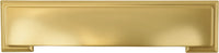 Dover Collection Cup Pull 3'', 3-3/4'' & 5-1/16'' (128mm) cc Brushed Golden Brass Finish H078775BGB