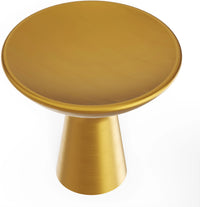 Maven Collection Hook Knob 2-5/16'' Diameter Brushed Golden Brass Finish H078782BGB