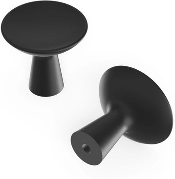 Maven Collection Hook Knob 2-5/16'' Diameter Matte Black Finish H078782MB