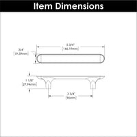 Maven Collection Pull 3-3/4'' cc Matte Black Finish H078779MB
