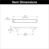 Maven Collection Pull 3-3/4'' cc Satin Nickel Finish H078779SN
