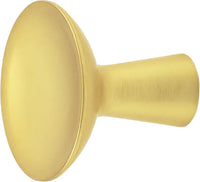 Maven Collection Hook Knob 2-5/16'' Diameter Brushed Golden Brass Finish H078782BGB