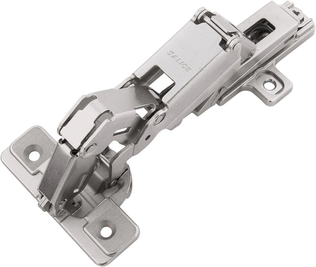 Hinge Concealed Full Overlay Frameless Self-Close 165 Degree Lasy Susan Clip On Polished Nickel Finish HH075224-14