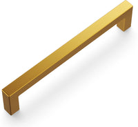 Skylight Collection Pull 5-1/16'' cc Brushed Golden Brass Finish HH075328-BGB